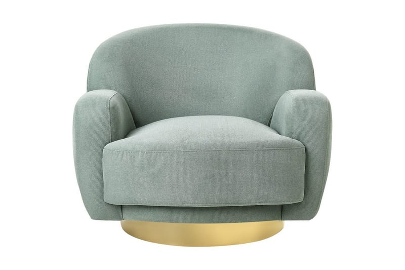 Fåtölj Lejre Grön/guld - Grön/guld - Möbler - Stolar & fåtöljer - Fåtölj - Clubfåtölj