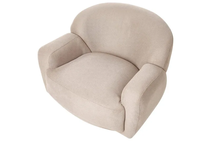 Fåtölj Lejre Taupe/guld - Taupe/guld - Möbler - Stolar & fåtöljer - Fåtölj - Clubfåtölj