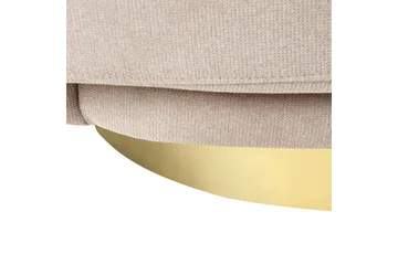 Fåtölj Lejre Taupe/guld - Taupe/guld - Möbler - Stolar & fåtöljer - Fåtölj - Clubfåtölj