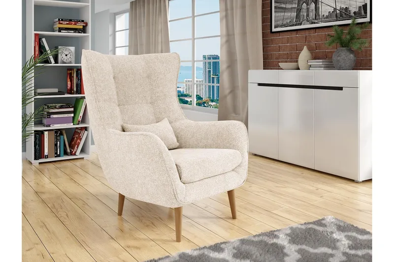 Fåtölj LORD - Beige - Möbler - Stolar & fåtöljer - Fåtölj