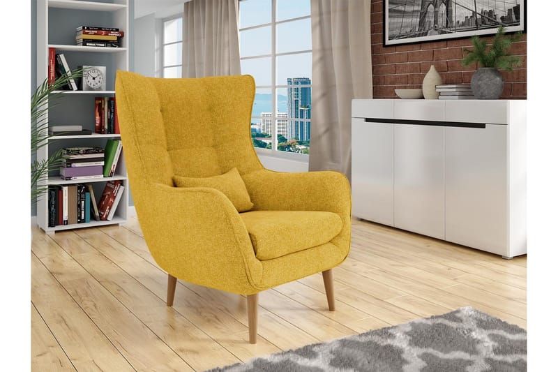 Fåtölj LORD - Gul - Möbler - Stolar & fåtöljer - Fåtölj