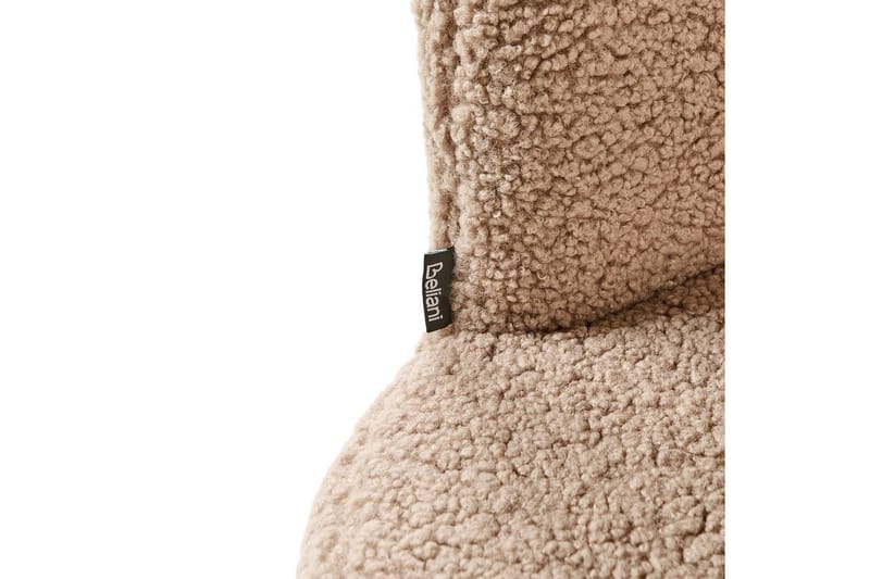 Fåtölj Lovelock - Beige, svart/Bouclé - Möbler - Stolar & fåtöljer - Fåtölj - Fåtölj utan armstöd