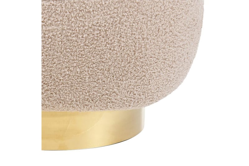 Fåtölj Loviisa - Beige, guld - Möbler - Stolar & fåtöljer - Fåtölj - Fåtölj utan armstöd