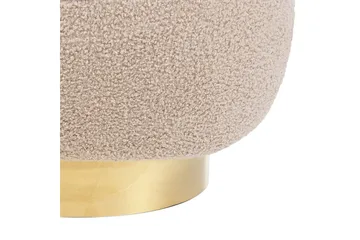 Fåtölj Loviisa - Beige/guld - Möbler - Stolar & fåtöljer - Fåtölj - Fåtölj utan armstöd