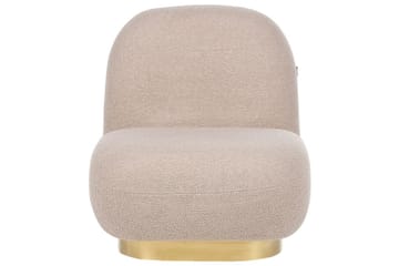Fåtölj Loviisa - Beige/guld - Möbler - Stolar & fåtöljer - Fåtölj - Fåtölj utan armstöd