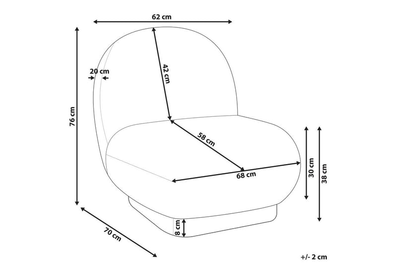 Fåtölj Loviisa - Grönt, guld - Möbler - Stolar & fåtöljer - Fåtölj - Fåtölj utan armstöd