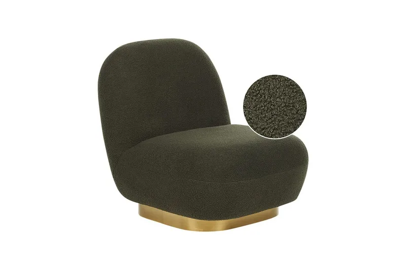Fåtölj Loviisa, Grönt, guld