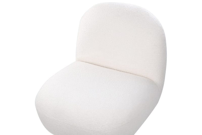 Fåtölj Loviisa - Vitt, guld - Möbler - Stolar & fåtöljer - Fåtölj - Fåtölj utan armstöd