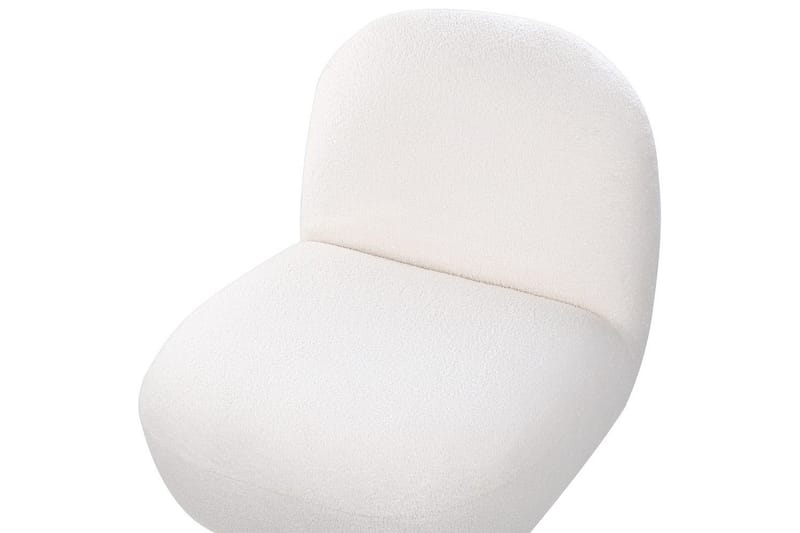 Fåtölj Loviisa - Vitt, guld - Möbler - Stolar & fåtöljer - Fåtölj - Fåtölj utan armstöd