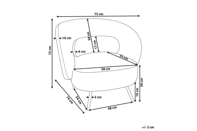Fåtölj Makela - Möbler - Stolar & fåtöljer - Fåtölj - Fåtölj utan armstöd