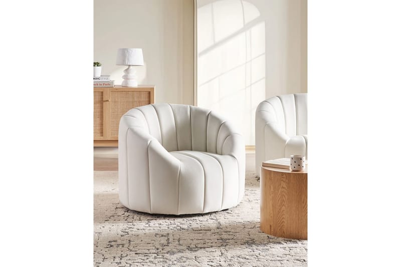 Fåtölj Malung - Vit - Möbler - Stolar & fåtöljer - Fåtölj - Fåtölj utan armstöd
