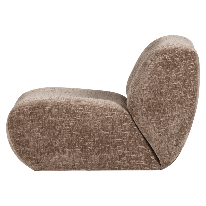 Fåtölj Nomu - Ljusbrun - Möbler - Stolar & fåtöljer - Fåtölj - Fåtölj utan armstöd