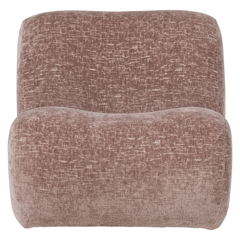 Fåtölj Nomu - Ljusrosa - Möbler - Stolar & fåtöljer - Fåtölj - Fåtölj utan armstöd