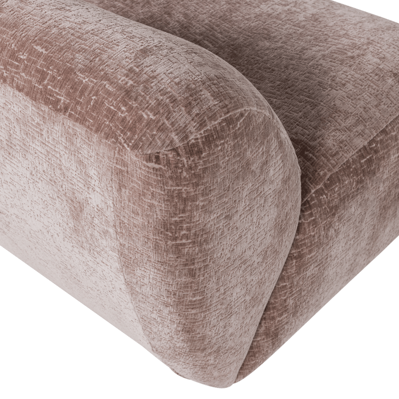 Fåtölj Nomu - Ljusrosa - Möbler - Stolar & fåtöljer - Fåtölj - Fåtölj utan armstöd