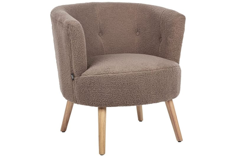 Fåtölj Odenzen Brunt/ljust trä - Brunt/ljust trä - Möbler - Stolar & fåtöljer - Fåtölj - Fåtölj utan armstöd