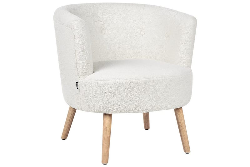 Fåtölj Odenzen Vit/ljust trä - Vit/ljust trä - Möbler - Stolar & fåtöljer - Fåtölj - Fåtölj utan armstöd