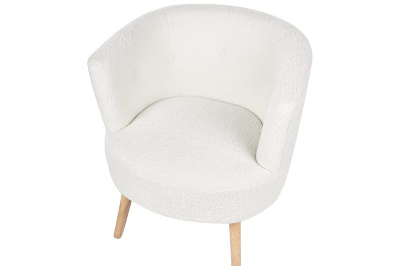 Fåtölj Odenzen Vit/ljust trä - Vit/ljust trä - Möbler - Stolar & fåtöljer - Fåtölj - Fåtölj utan armstöd