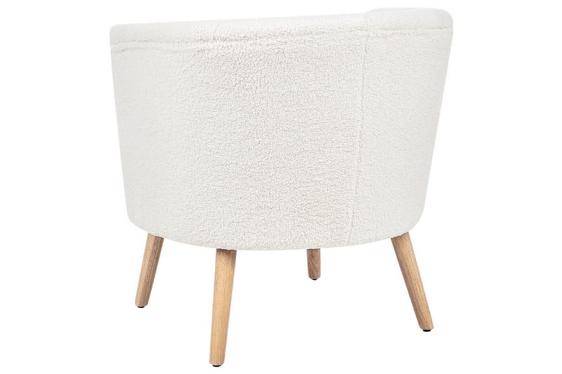 Fåtölj Odenzen Vit/ljust trä - Vit/ljust trä - Möbler - Stolar & fåtöljer - Fåtölj - Fåtölj utan armstöd