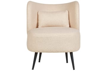 Fåtölj Otsby - Beige, svart - Möbler - Stolar & fåtöljer - Fåtölj - Fåtölj utan armstöd
