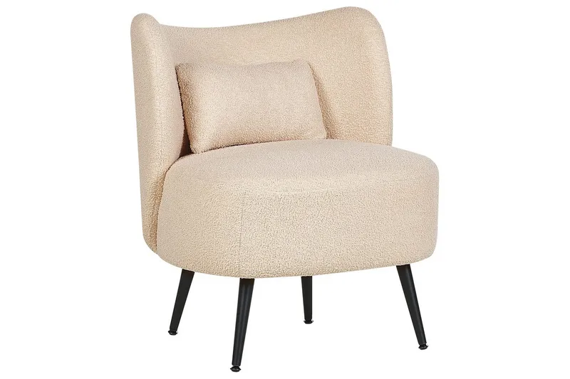 Fåtölj Otsby - Beige, svart - Möbler - Stolar & fåtöljer - Fåtölj - Fåtölj utan armstöd