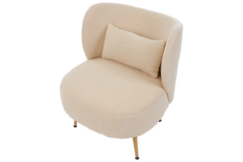 Fåtölj Otsby II Beige/ljust trä - Beige/ljust trä - Möbler - Stolar & fåtöljer - Fåtölj - Fåtölj utan armstöd