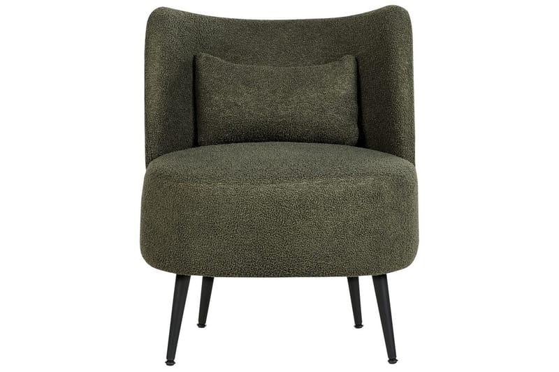 Fåtölj Otsby - Mörkgrön, Svart - Möbler - Stolar & fåtöljer - Fåtölj - Fåtölj utan armstöd