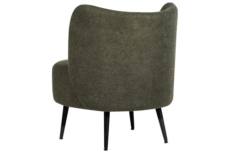 Fåtölj Otsby - Mörkgrön, Svart - Möbler - Stolar & fåtöljer - Fåtölj - Fåtölj utan armstöd