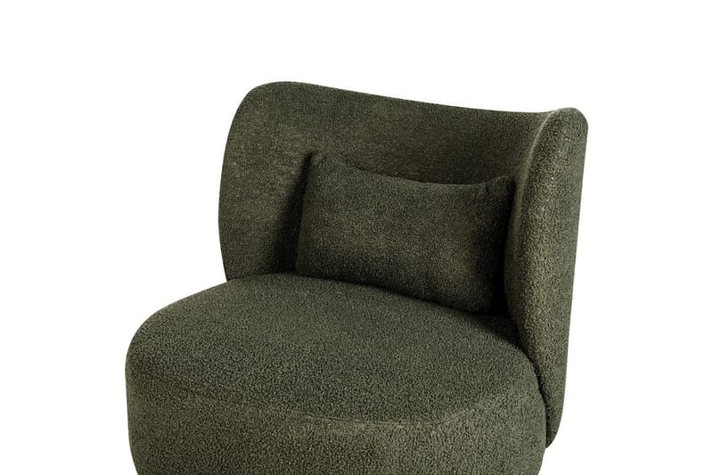 Fåtölj Otsby - Mörkgrön, Svart - Möbler - Stolar & fåtöljer - Fåtölj - Fåtölj utan armstöd