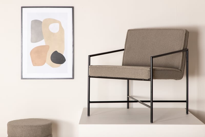 Fåtölj Rakel - Grå/Beige - Möbler - Stolar & fåtöljer - Fåtölj