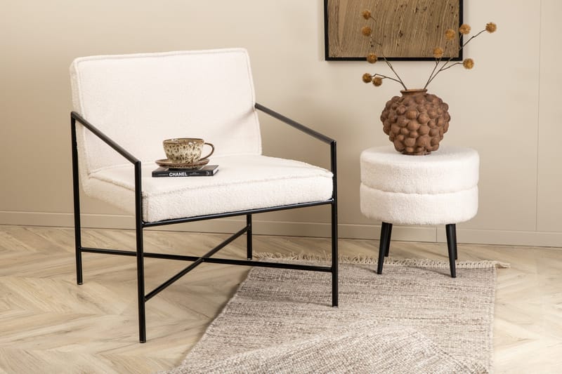 Fåtölj Rakel - Vit - Möbler - Stolar & fåtöljer - Fåtölj