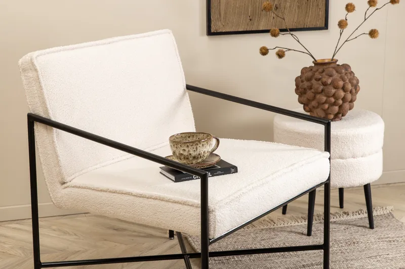 Fåtölj Rakel - Vit - Möbler - Stolar & fåtöljer - Fåtölj