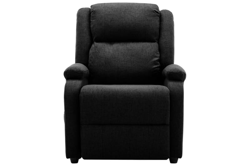 Fåtölj recliner svart tyg - Svart - Möbler - Stolar & fåtöljer - Fåtölj - Massagestol & massagefåtölj