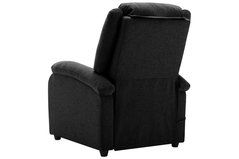 Fåtölj recliner svart tyg - Svart - Möbler - Stolar & fåtöljer - Fåtölj - Massagestol & massagefåtölj
