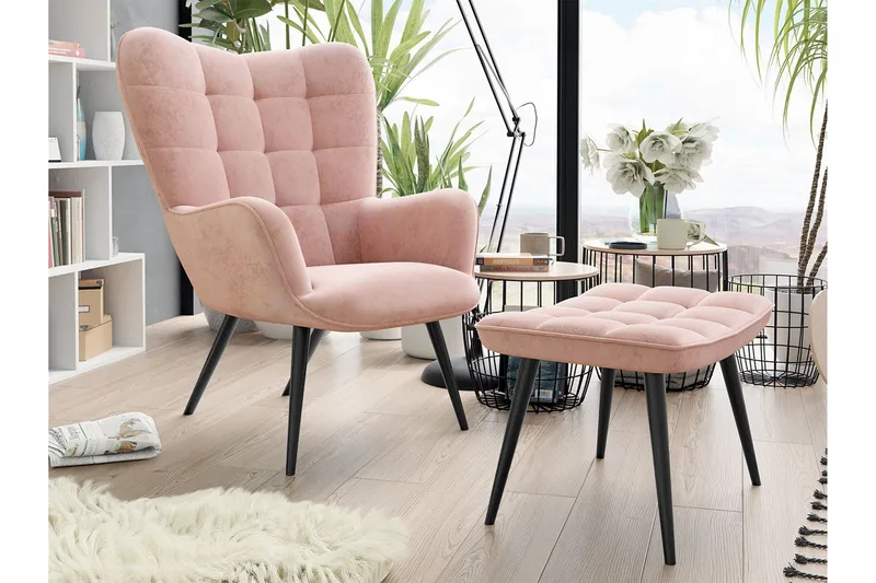 Fåtölj - Rosa - Möbler - Stolar & fåtöljer - Fåtölj