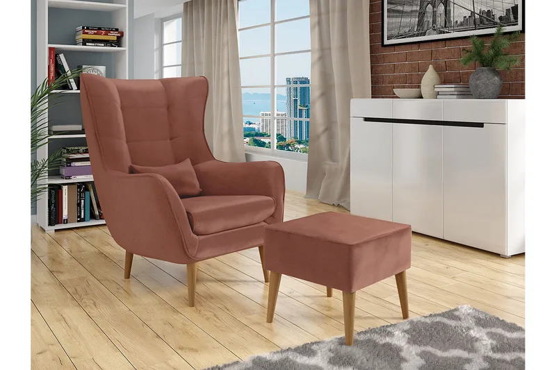 Fåtölj - Rosa - Möbler - Stolar & fåtöljer - Fåtölj