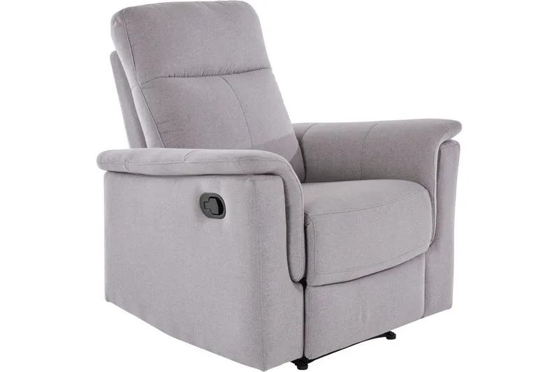 Fåtölj Southbrook Ljusgrå, Tyg/Trä/Metall, Manuell vilstol - Ljusgrå, Tyg/Trä/Metall, Manuell vilstol - Möbler - Stolar & fåtöljer - Fåtölj - Biofåtölj & reclinerfåtölj
