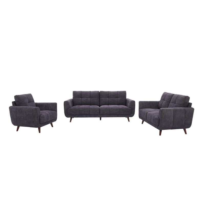 Fåtölj Steve - Mörkgrå - Möbler - Stolar & fåtöljer - Fåtölj - Clubfåtölj