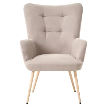 Fåtölj Vejle - Beige - Möbler - Stolar & fåtöljer - Fåtölj - Öronlappsfåtölj