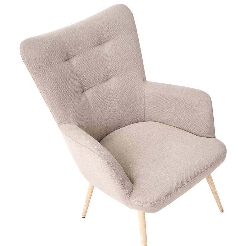 Fåtölj Vejle - Beige - Möbler - Stolar & fåtöljer - Fåtölj - Öronlappsfåtölj