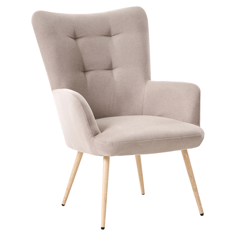 Fåtölj Vejle - Beige - Möbler - Stolar & fåtöljer - Fåtölj - Öronlappsfåtölj