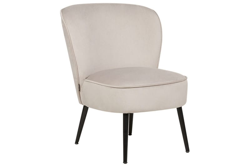 Fåtölj Voss, Beige, grå, svart