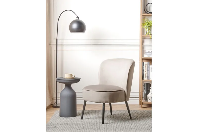 Fåtölj Voss - Beige, grå, svart - Möbler - Stolar & fåtöljer - Fåtölj - Fåtölj utan armstöd