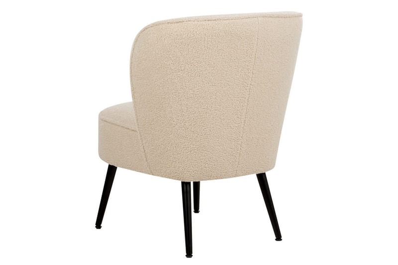 Fåtölj Voss - Beige, svart - Möbler - Stolar & fåtöljer - Fåtölj - Fåtölj utan armstöd