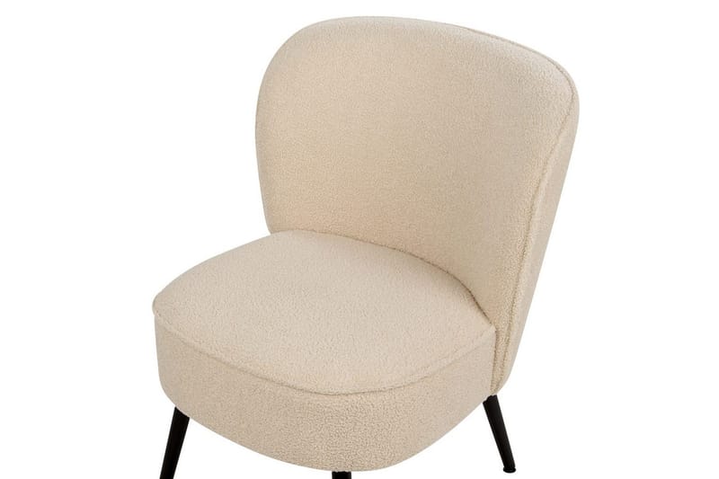 Fåtölj Voss - Beige, svart - Möbler - Stolar & fåtöljer - Fåtölj - Fåtölj utan armstöd