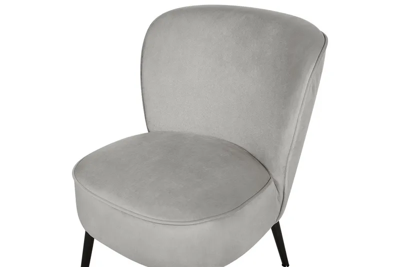 Fåtölj Voss - Grå, svart - Möbler - Stolar & fåtöljer - Fåtölj - Fåtölj utan armstöd