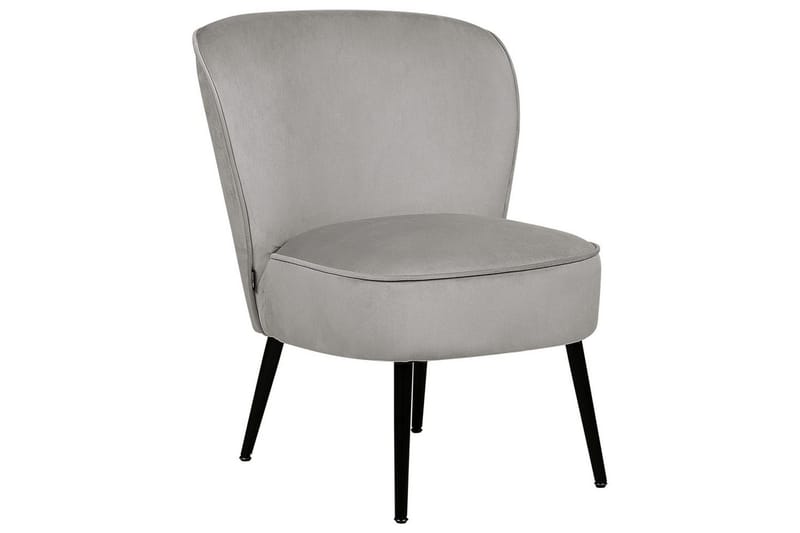 Fåtölj Voss - Grå, svart - Möbler - Stolar & fåtöljer - Fåtölj - Fåtölj utan armstöd