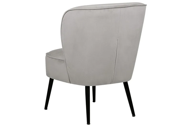 Fåtölj Voss - Grå, svart - Möbler - Stolar & fåtöljer - Fåtölj - Fåtölj utan armstöd