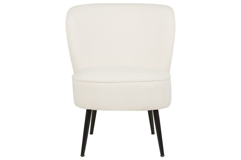 Fåtölj Voss - Vit, Svart - Möbler - Stolar & fåtöljer - Fåtölj - Fåtölj utan armstöd