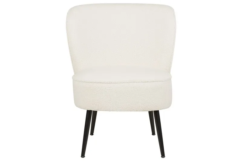 Fåtölj Voss - Vit, Svart - Möbler - Stolar & fåtöljer - Fåtölj - Fåtölj utan armstöd
