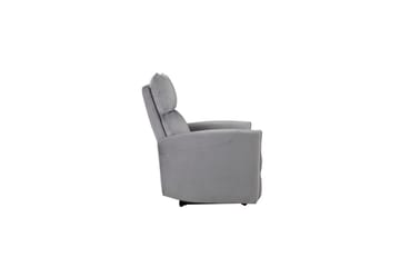 Fåtölj Pineto Grå, Sammet/Metall/Trä - Grå, Sammet/Metall/Trä - Möbler - Stolar & fåtöljer - Fåtölj - Biofåtölj & reclinerfåtölj